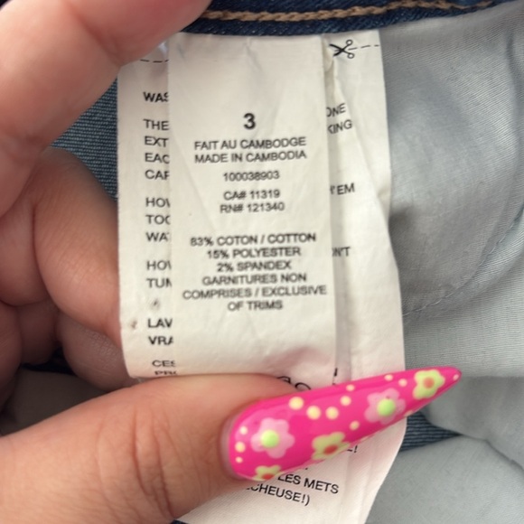 Garage Mid Rise Distressed Skinny Jeans - Picture 4 of 4